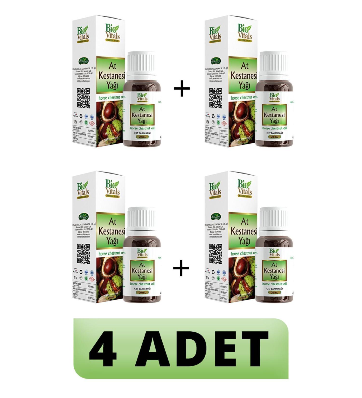 Bio Vitals Horse Chestnut Oil 20 ml 4 PIECES