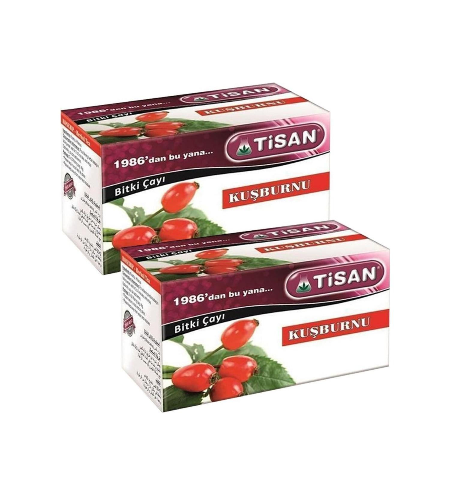 Tisan Rosehip Herbal Filtering Tea Bags 2 X 20 Pack