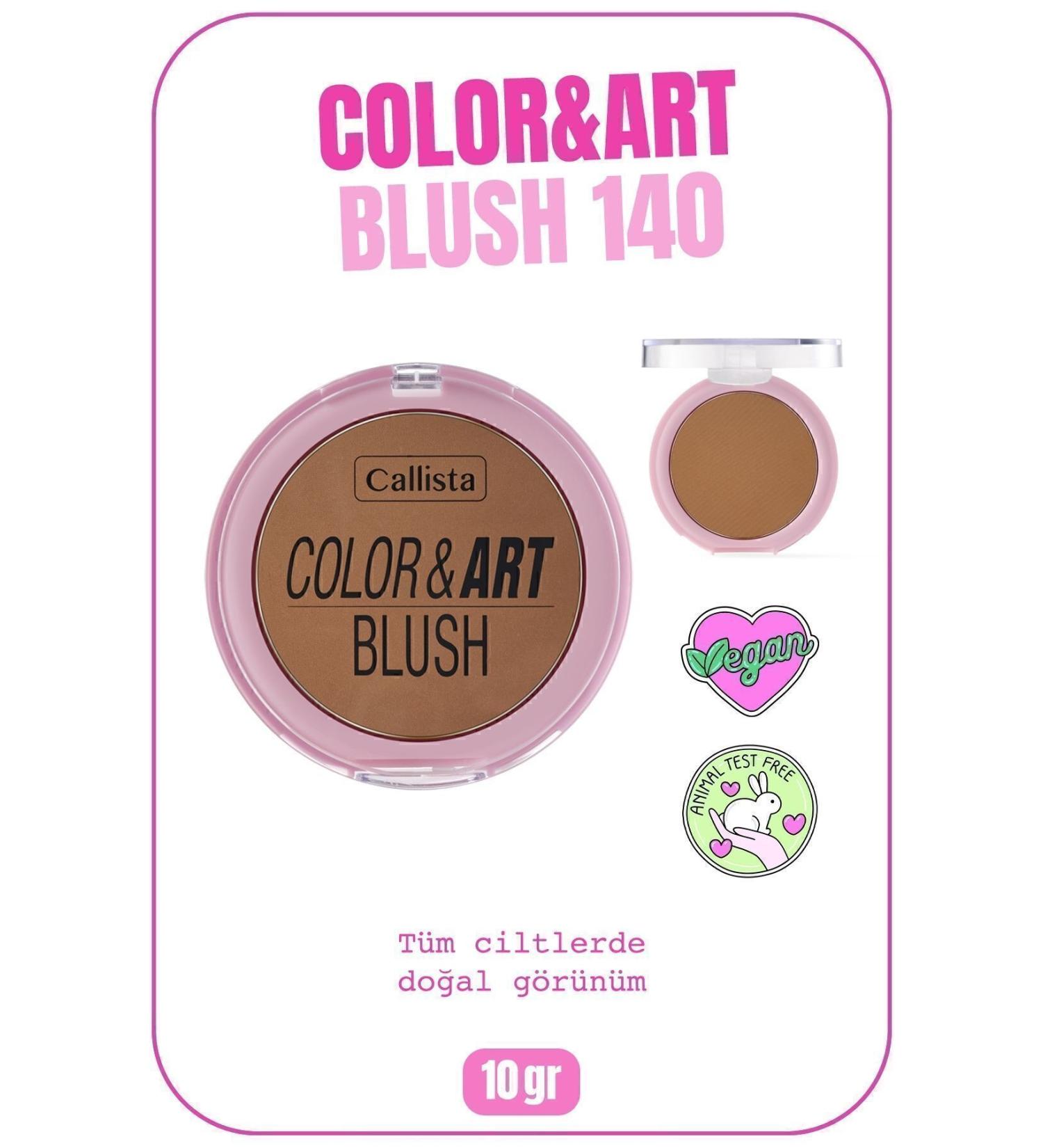 Callista Color Art Blush Powder Blush - 140 Bronzed Babe - Buy Online on GoSupps.com