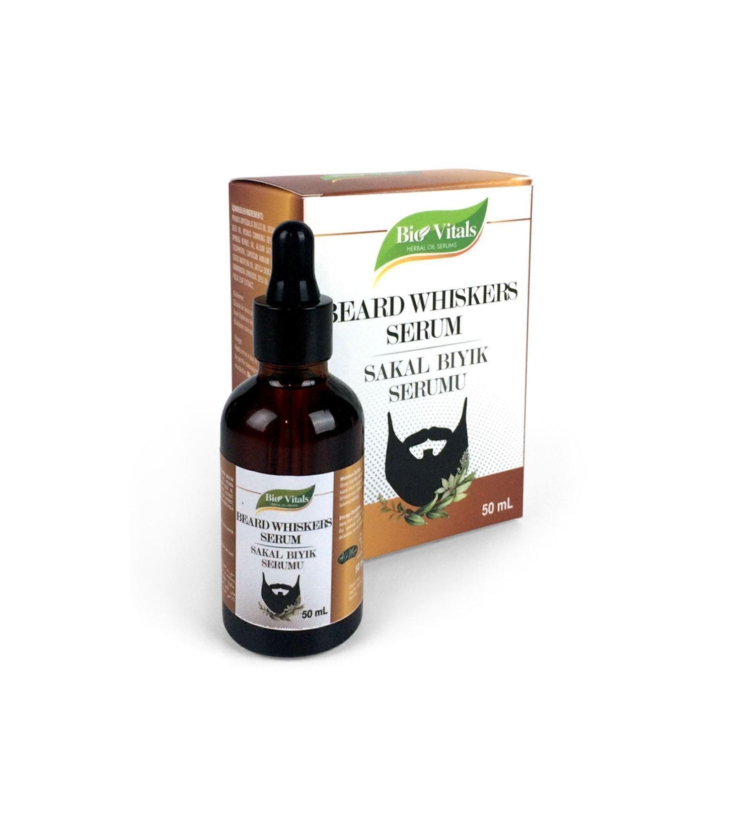 Bio Vitals Men's Special Plumping Revitalizing Hair Beard Serum 50 Ml