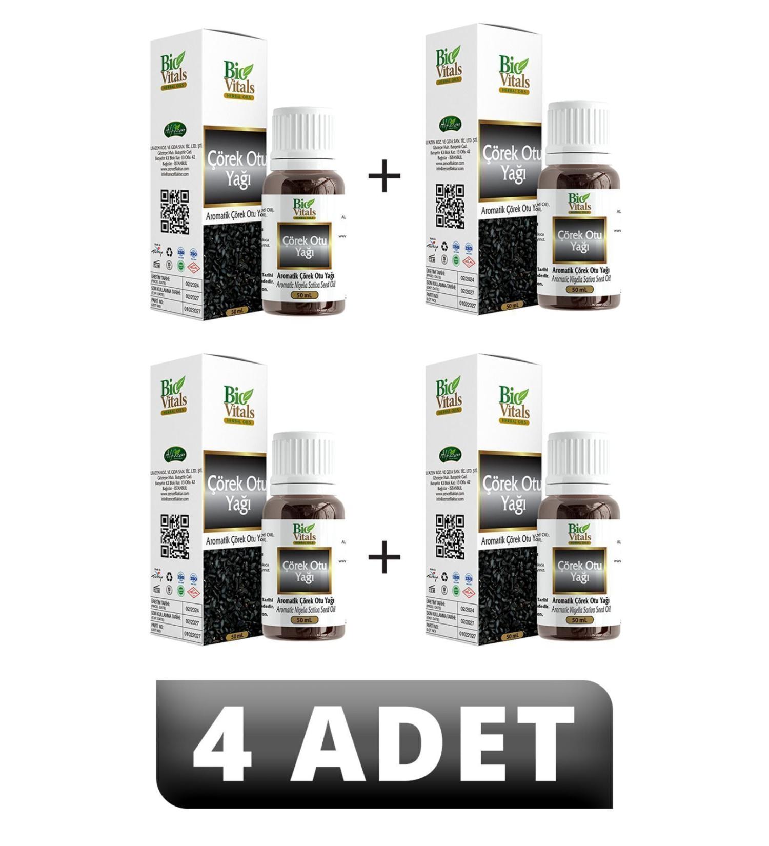 Bio Vitals Black Cumin Oil 50 ml 4 PIECES