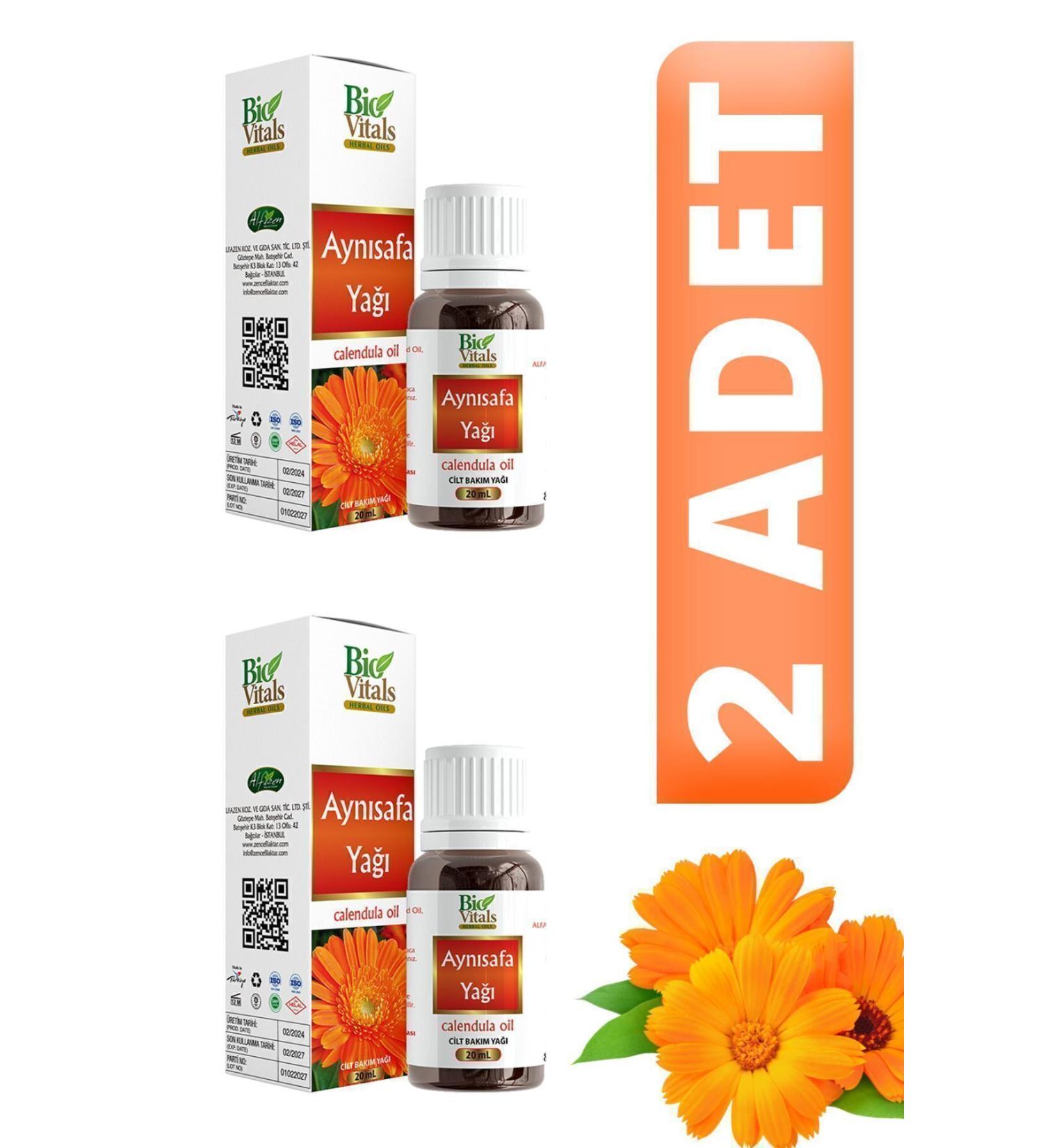 Bio Vitals Calendula Oil 20 ml 2 PIECES