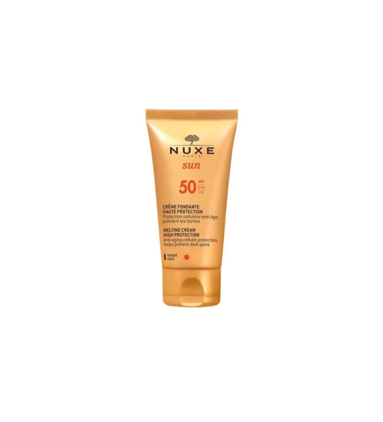 Nuxe SUN - CREME FONDANTE VISAGE HAUTE PROTECTION SPF50 50 ML - SUN PROTECTION FACE CREAM PSSN1637