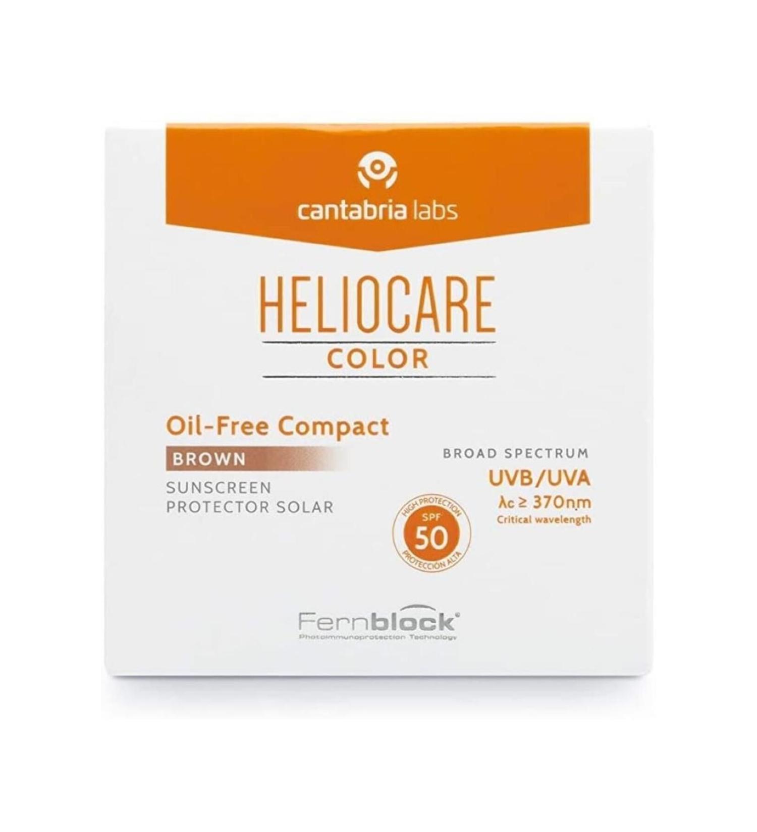 Heliocare Color Spf 50 Oil Free Compact Brown 10 gr