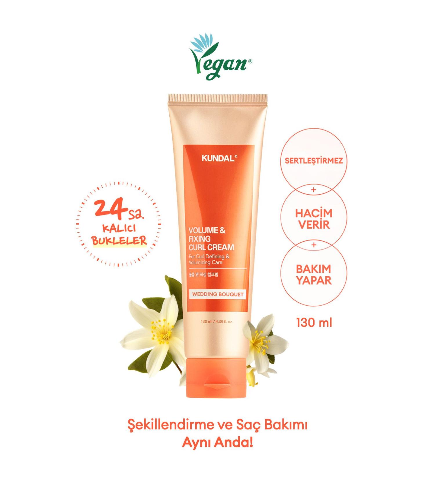 Kundal Curl Defining Leave-In Conditioner KUNDAL Volume & Fixing Curl Cream (Wedding Bouquet) - Buy Online on GoSupps.com