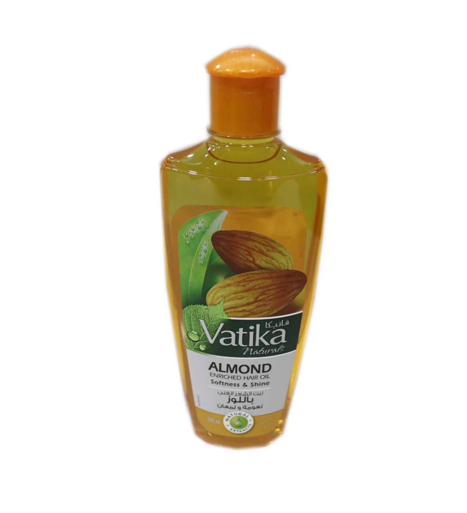 Vatika Naturals Herbal Hair Care Oil Almond 180 Ml - Buy Online on GoSupps.com
