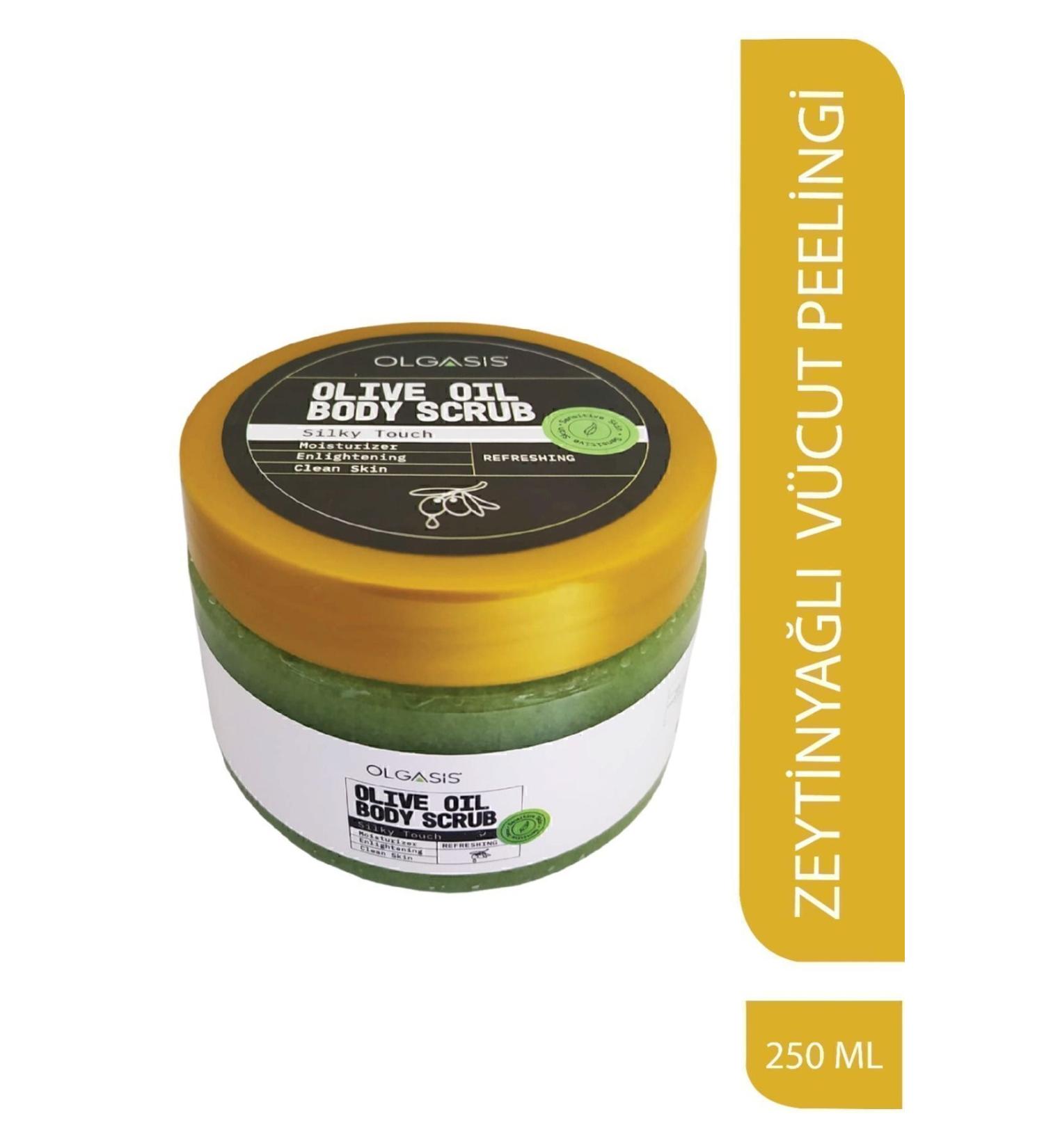 Naturix Olive Oil Body Scrub Sensitive Skin Natural Body Peeling Fine Granule Purifying 250 Ml