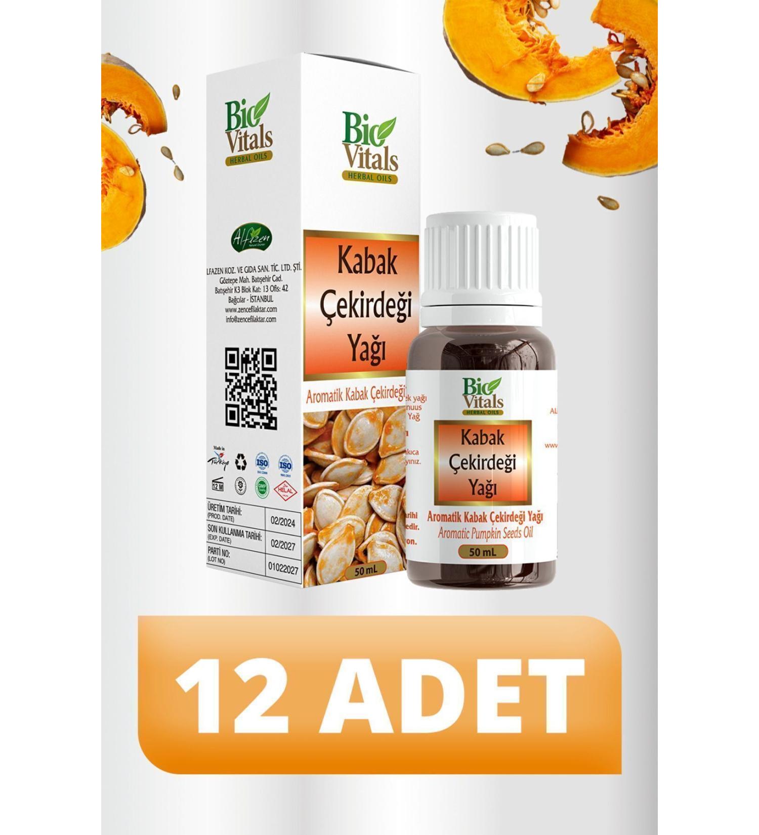 Bio Vitals Pumpkin Seed Oil 12 PCS-Box 50 ml