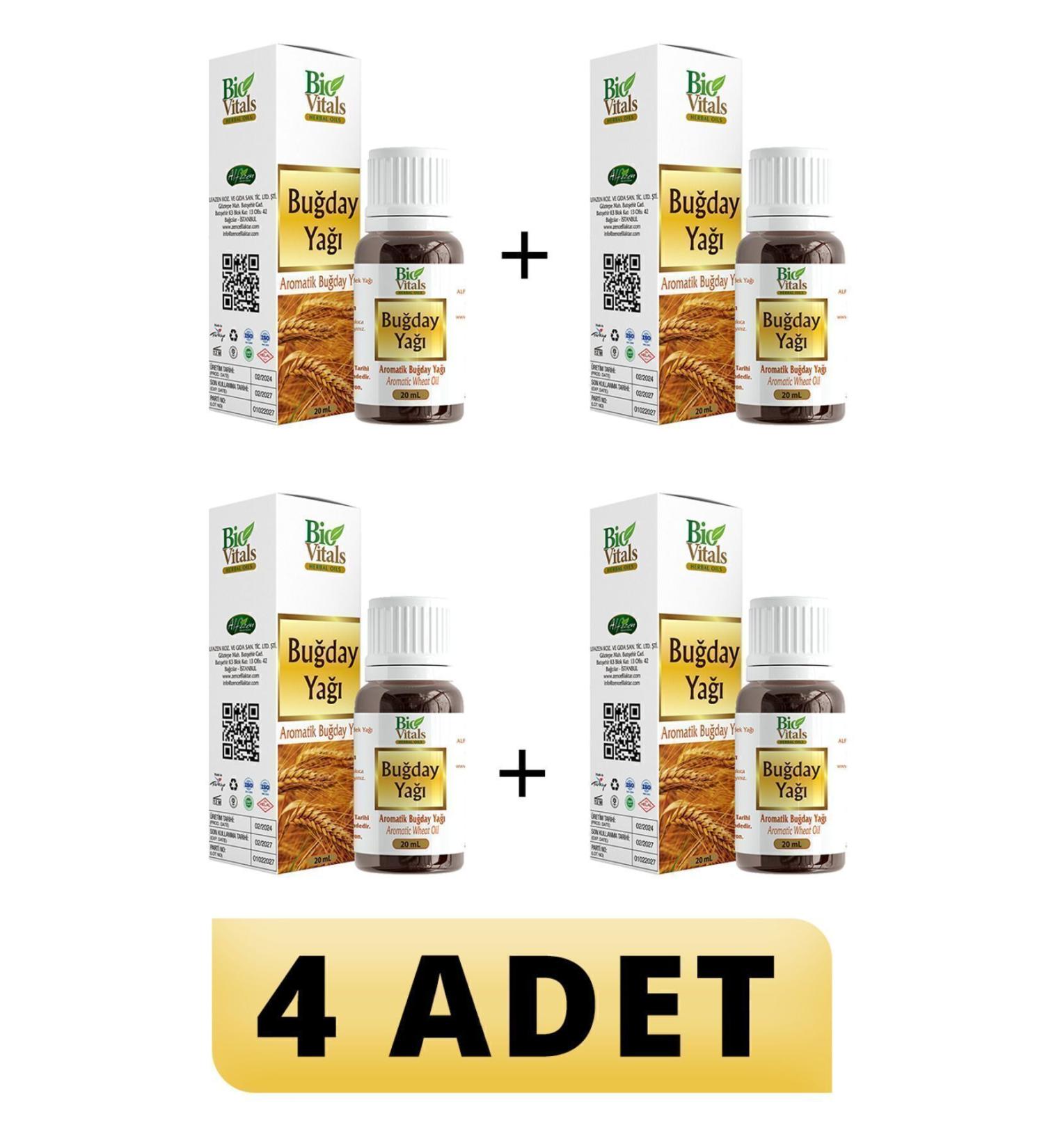 Bio Vitals Wheat Oil 20 ml 4 PIECES