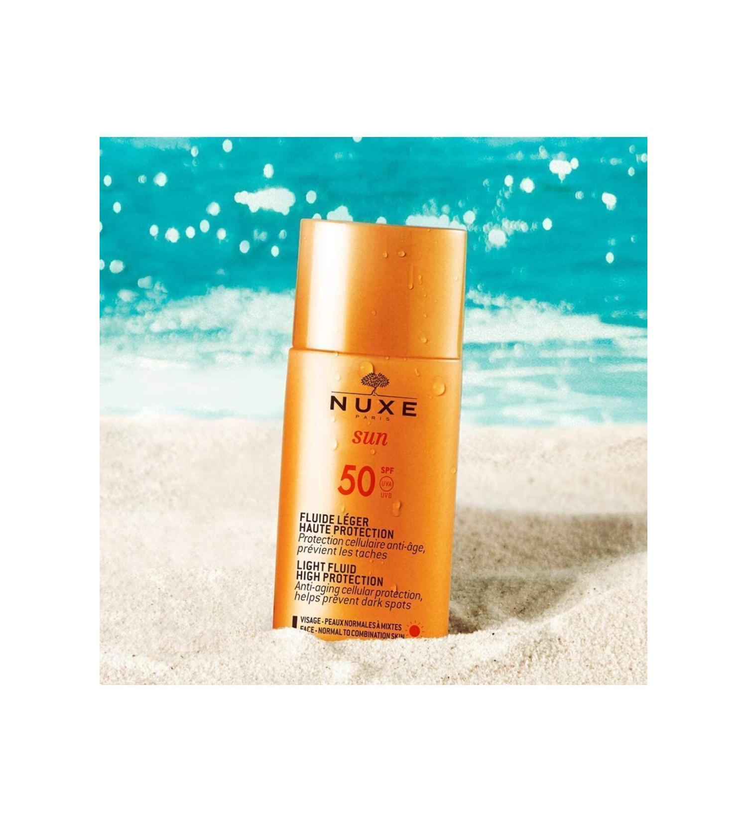 Nuxe Sun Fluide Skin Barrier Strengthening Soothing Sun Cream Spf50 50ml/GEM