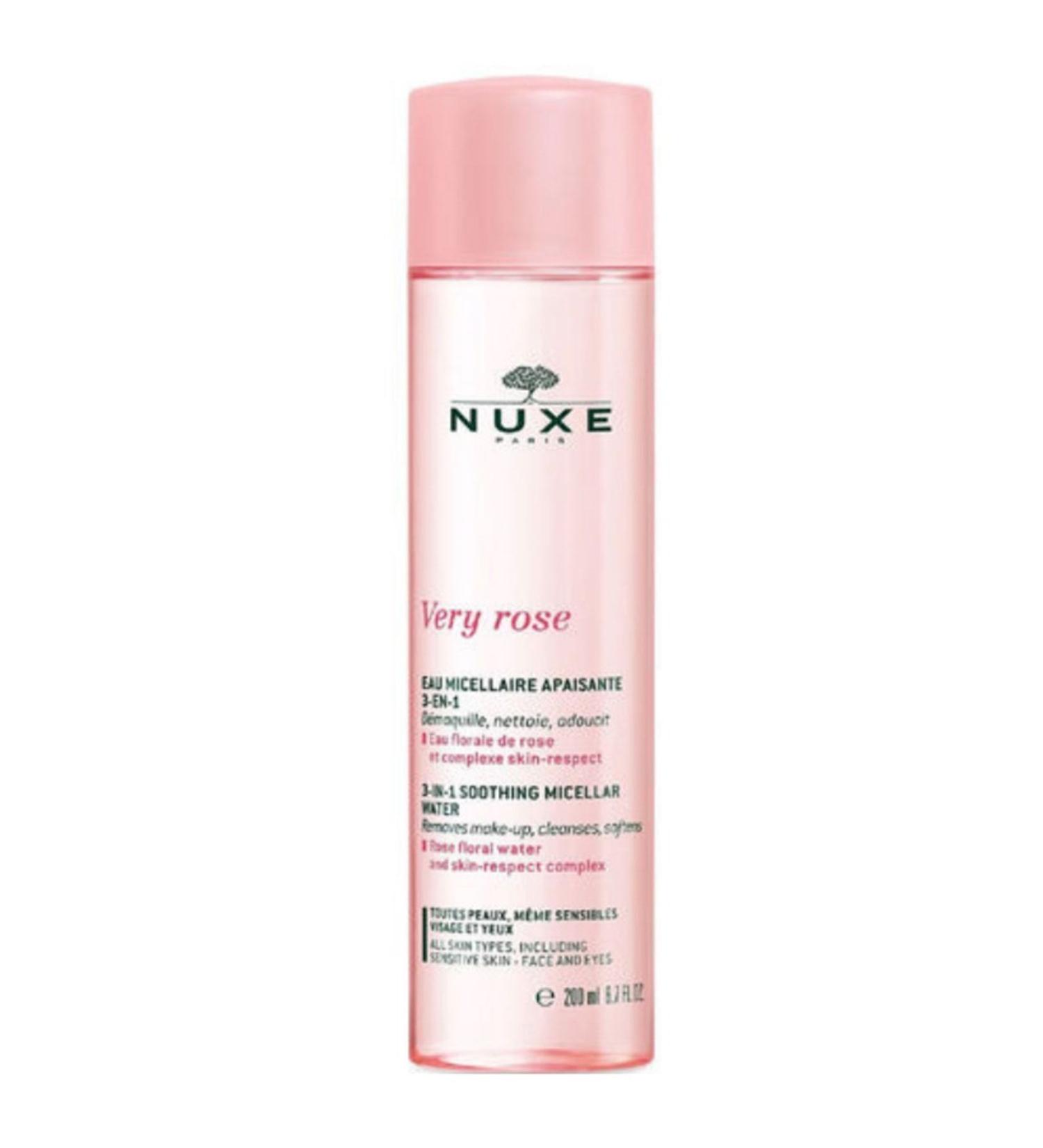 Nuxe Very Rose 3-in-1 Soothing Micellar Water - 200 Ml