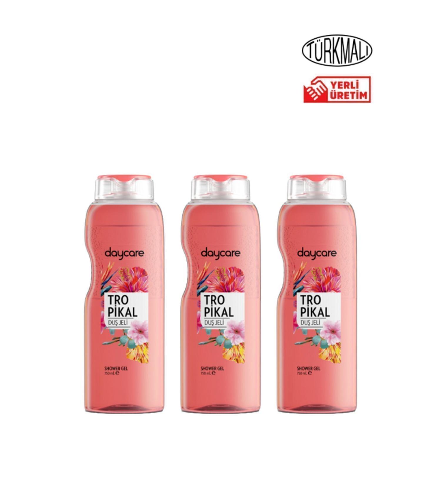 Daycare DaycareTropical Shower Gel 750 ml x 3 Pieces