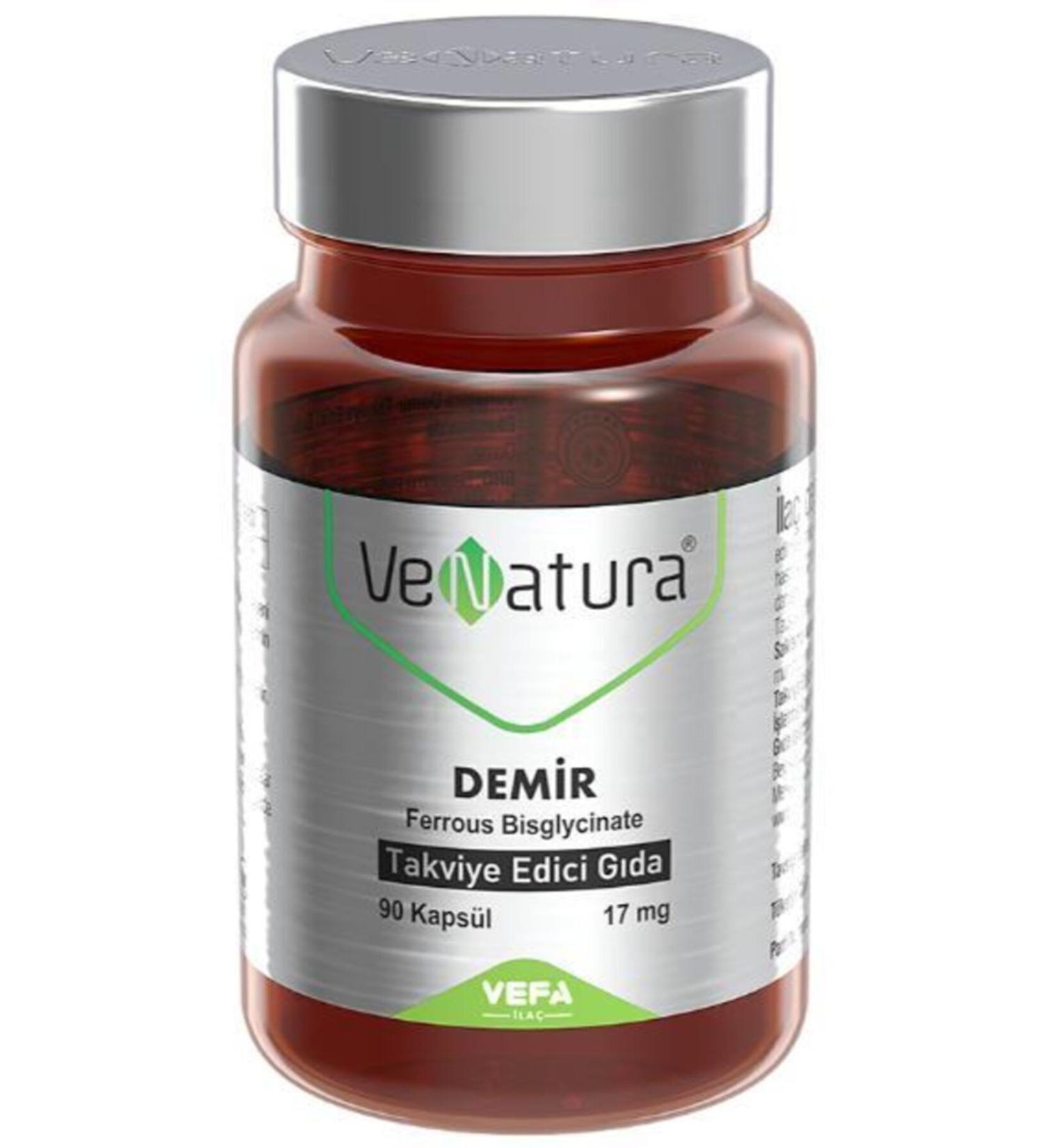 Venatura Iron Bisglycinate 17mg 90 Capsules