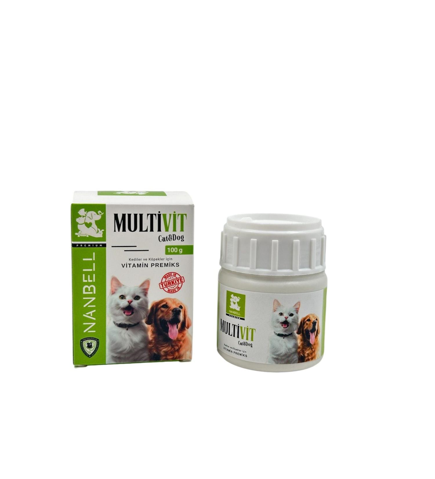 Nanbell MultiVit Cats and Dogs Vitamin Premix 100 g