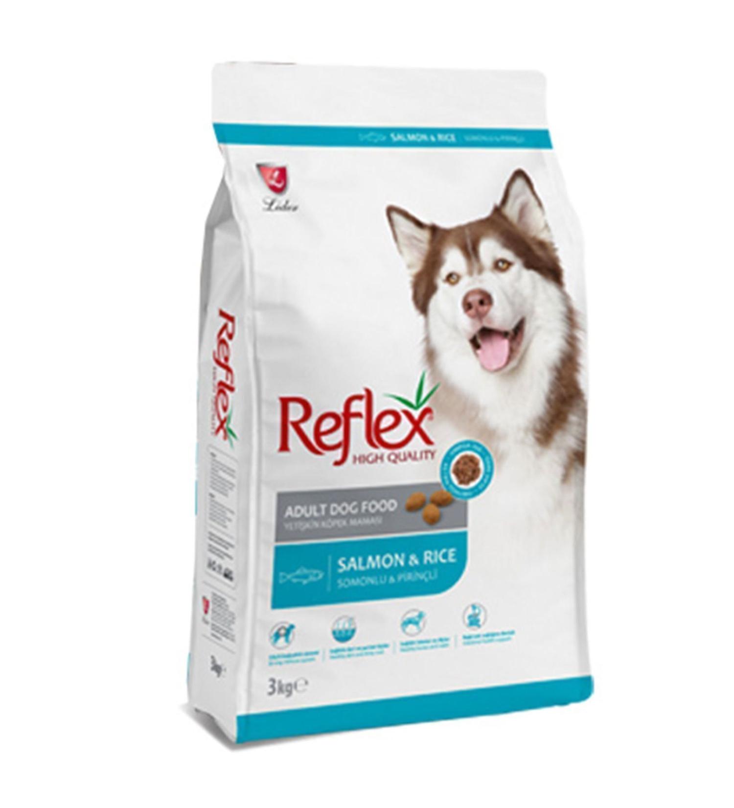 Reflex High Quality Adult Dog Food with Salmon and Rice 3 kg