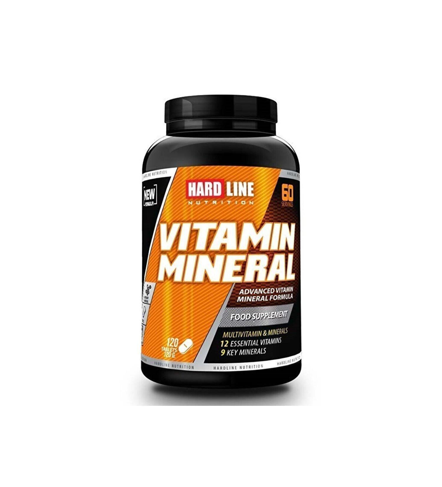 Hardline Vitamin Mineral 120 Tablets