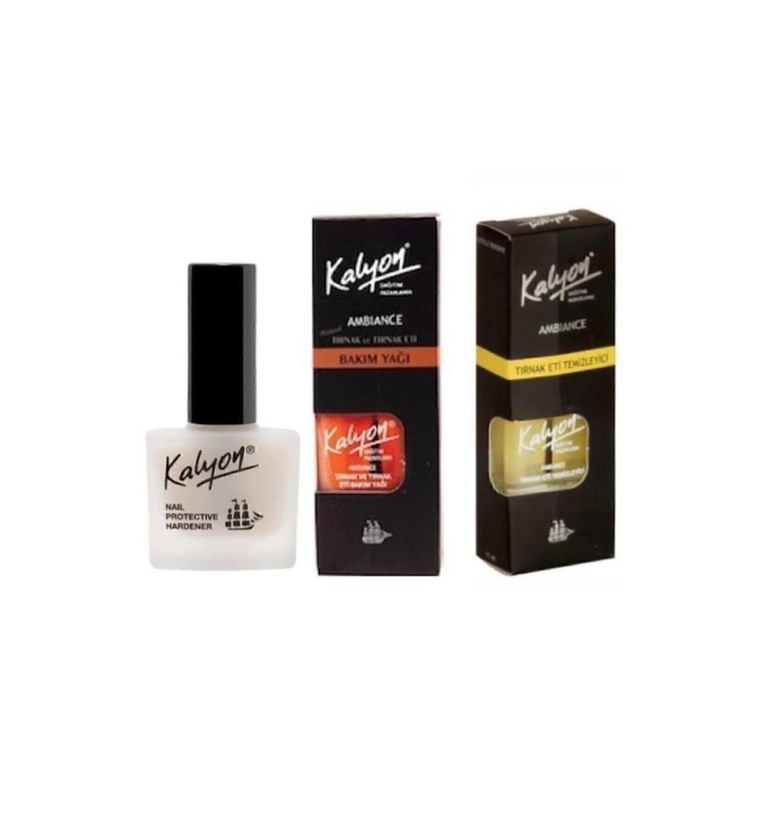 Kalyon Nail Nail Care Oil Cuticle Cleaner Set of 3