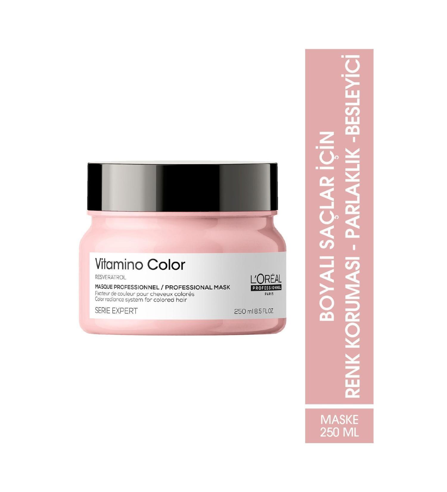 L'Oreal Paris Serie Expert Vitamino Color Color Protecting Mask for Dyed Hair 250ml - Buy Online on GoSupps.com