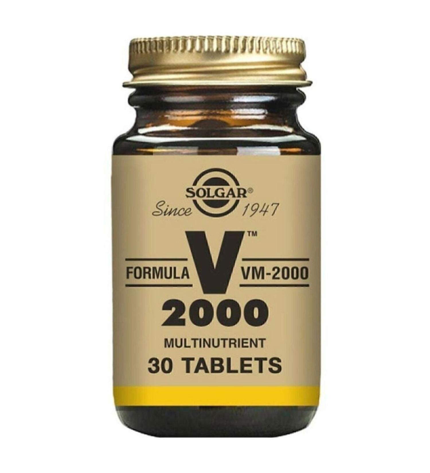 Solgar Vm 2000 30 Tablets 033984011861