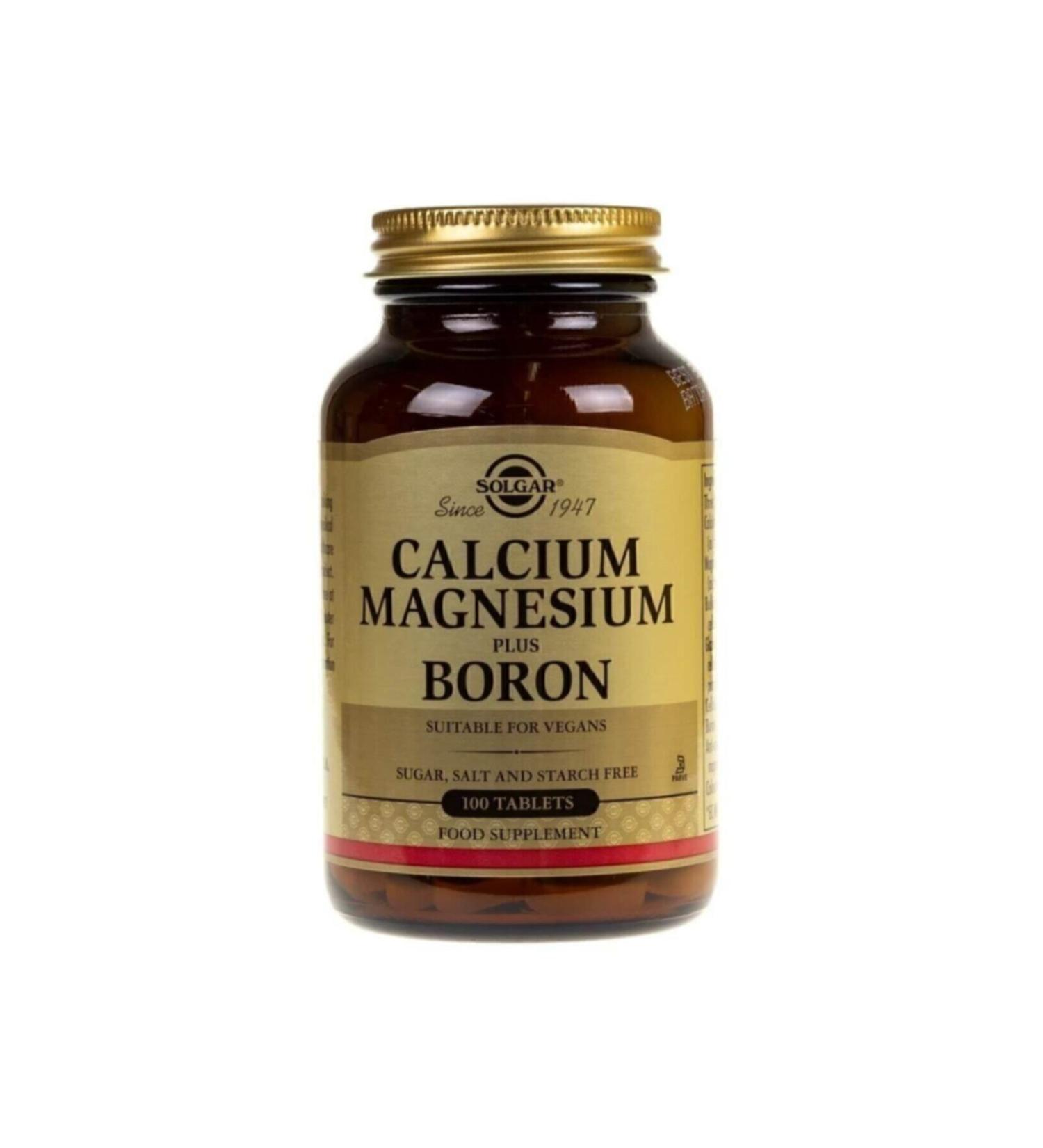Solgar Calcium Magnesium Plus Boron