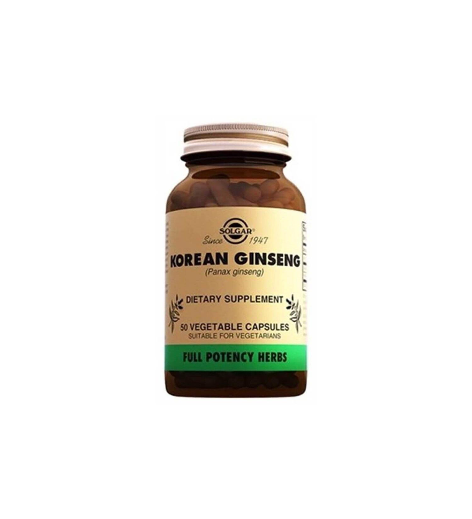 Solgar Korean Ginseng 50 Capsules