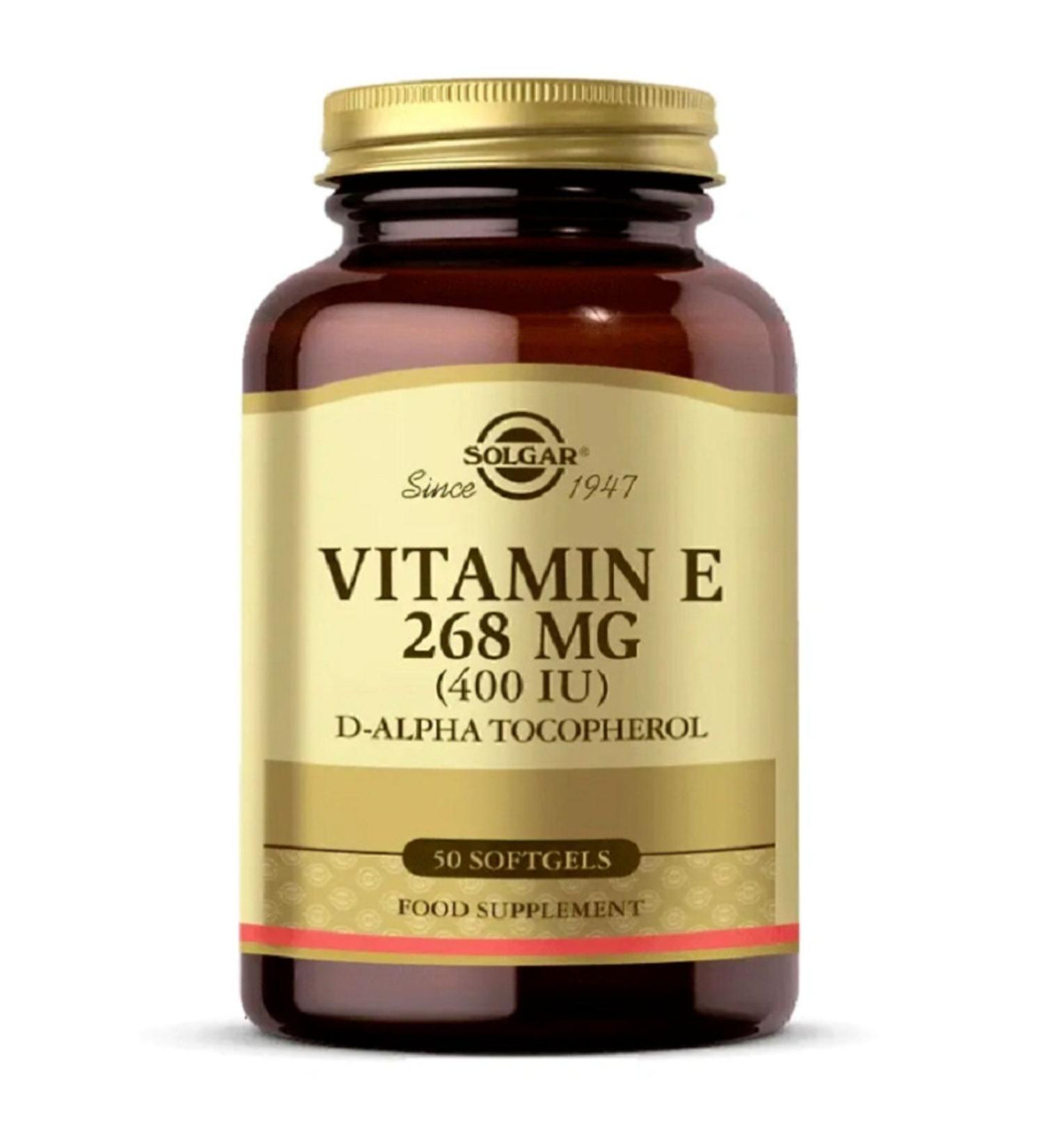 Solgar Vitamin E 400 Iu 50 Capsules - Buy Online on GoSupps.com