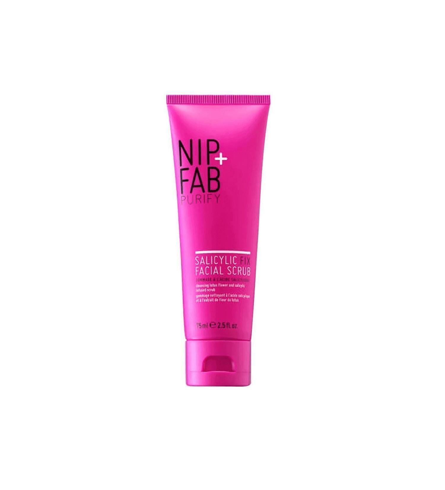 NIP+FAB Salicylic Acid Fix Face Scrub For Oily Skin With Pores And Blackheads 75 ml