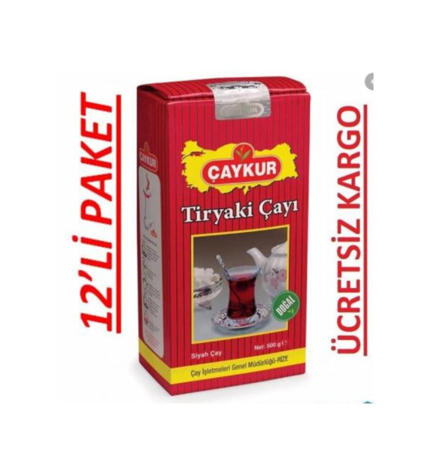  aykur Tiryaki Black Loose Tea 12 X 1 Kg - Buy Online on GoSupps.com