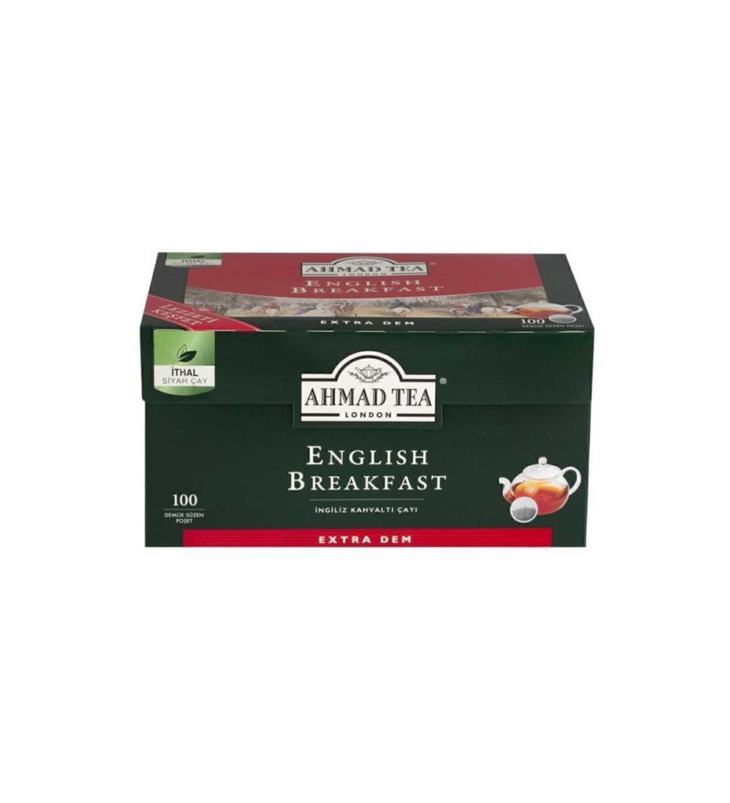 Ahmad Tea London English Breakfast Teapot Tea Bags 100pcs