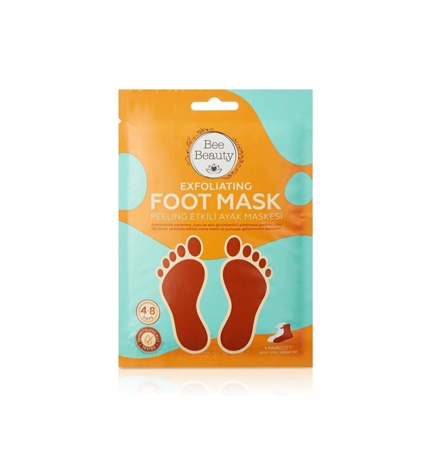Bee Beauty Peeling Effect Foot Mask