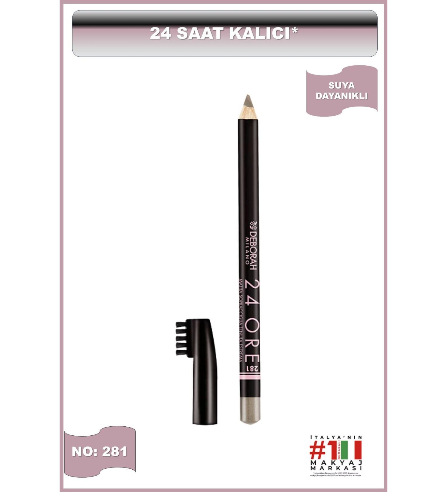 Deborah 24ore Eyebrow Pencil No: 281 - Buy Online on GoSupps.com
