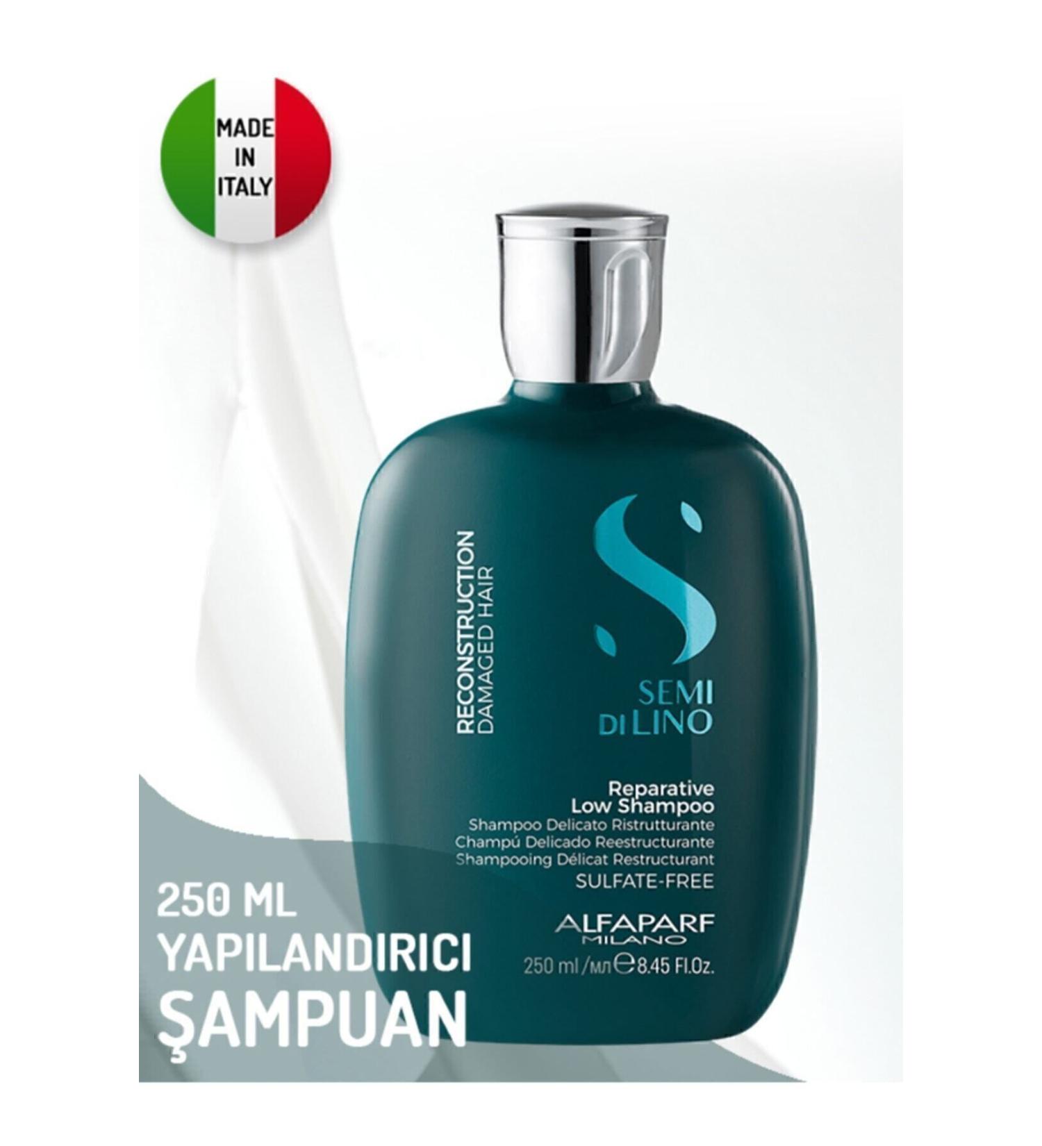 Alfaparf Semi Di Lino Reconstruction Structuring Shampoo 250 ml - Buy Online on GoSupps.com