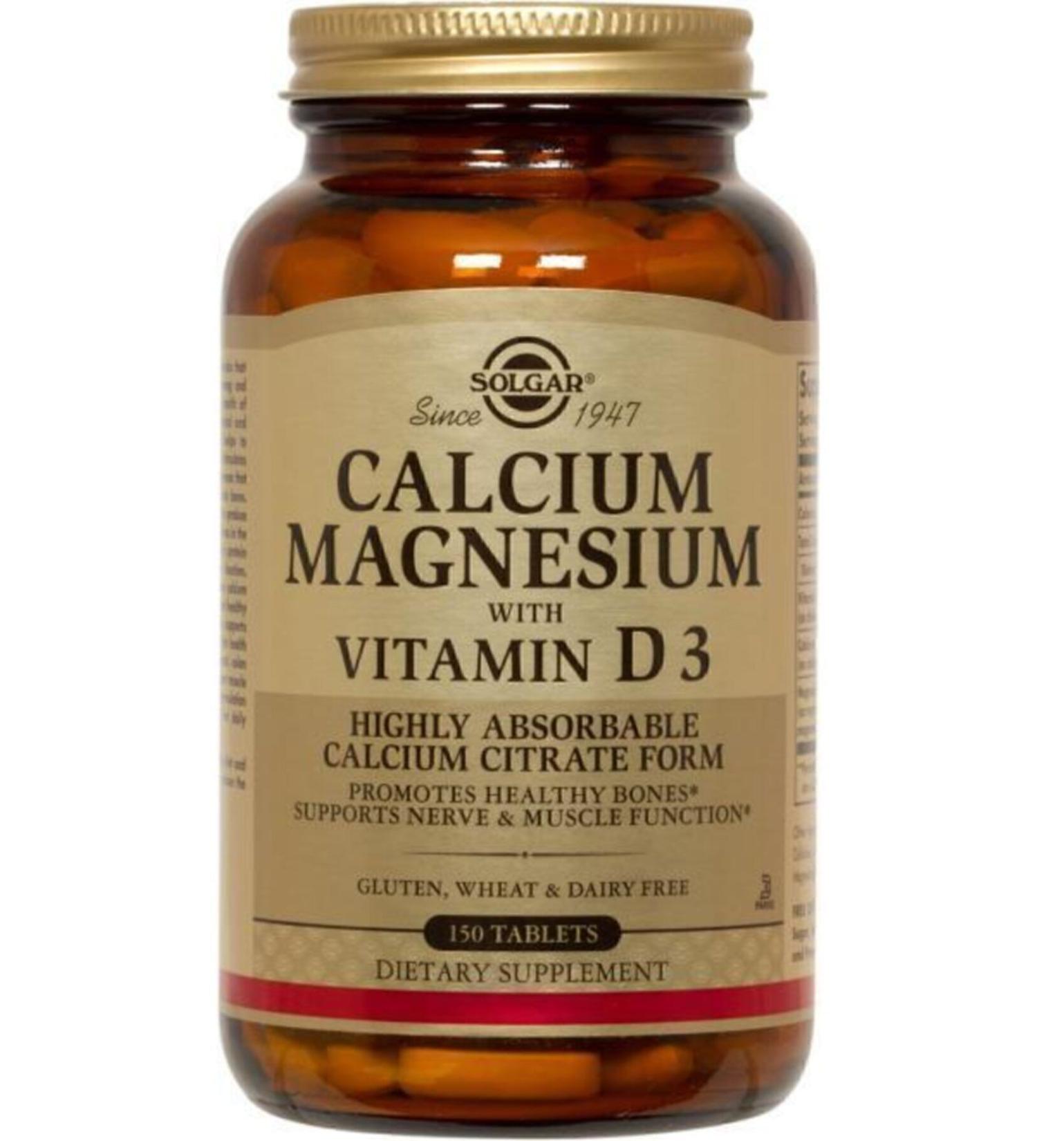 Solgar Calcium Magnesium With Vit.d3 150
