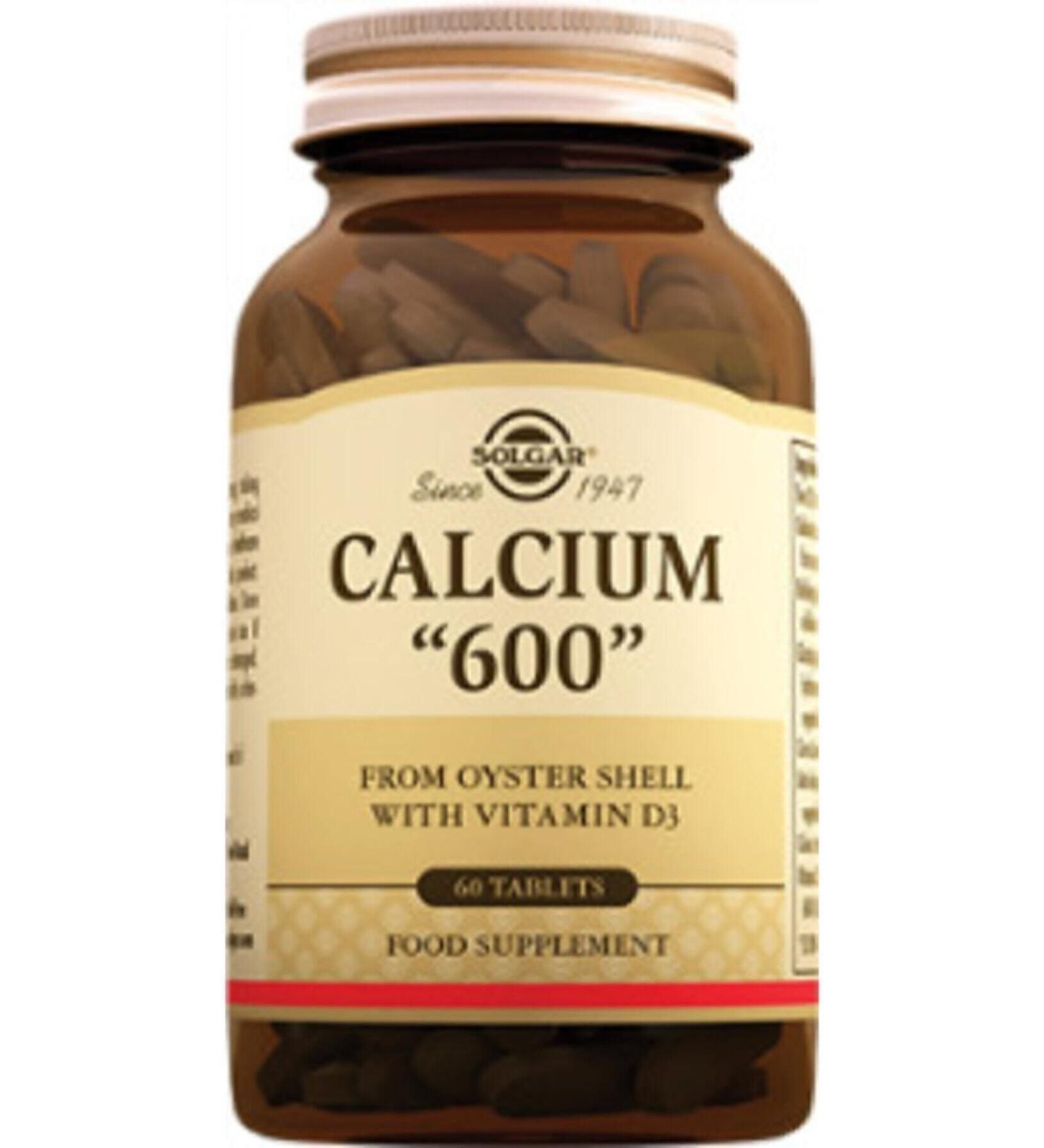 Solgar Calcium 600/60 Tablets
