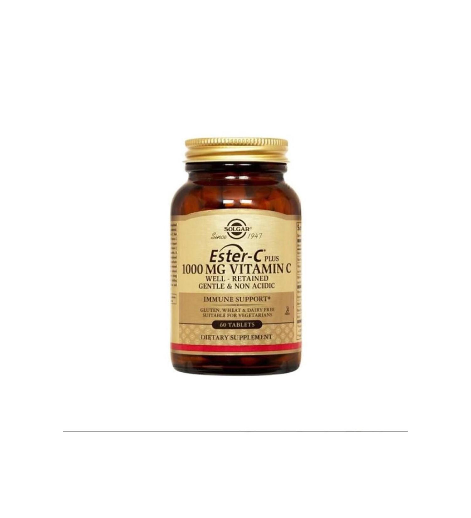 Solgar Ester-C 1000 Mg Vitamin C 60 Tablets