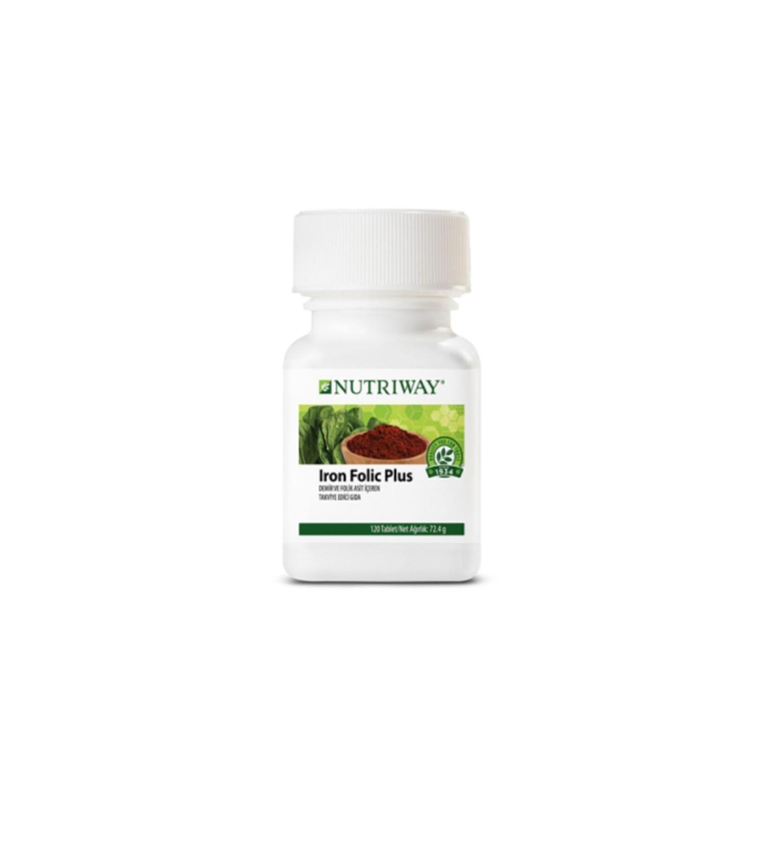 Amway Nutriway Iron Folic Plus 120 Tablets