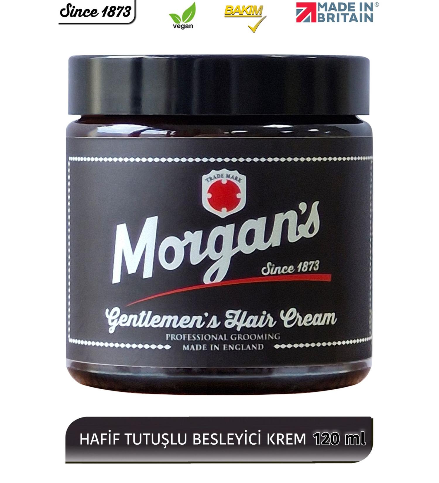 Morgan's Pomade Morgan's Gentelman's Hair Cream - Moisturizing Natural Hold Styling Cream 120 ml - Buy Online on GoSupps.com