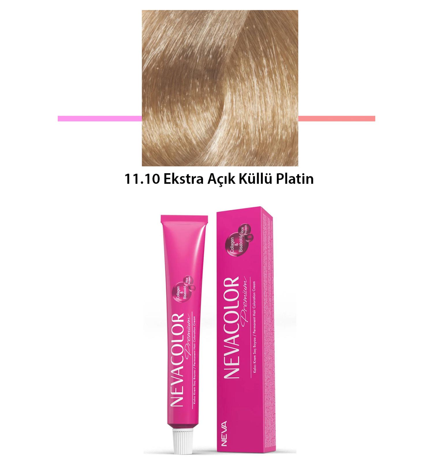 feifei Premium 11.10 Extra Light Ash Platinum - Permanent Cream Hair Dye 50 g Tube - FE 4099-2439