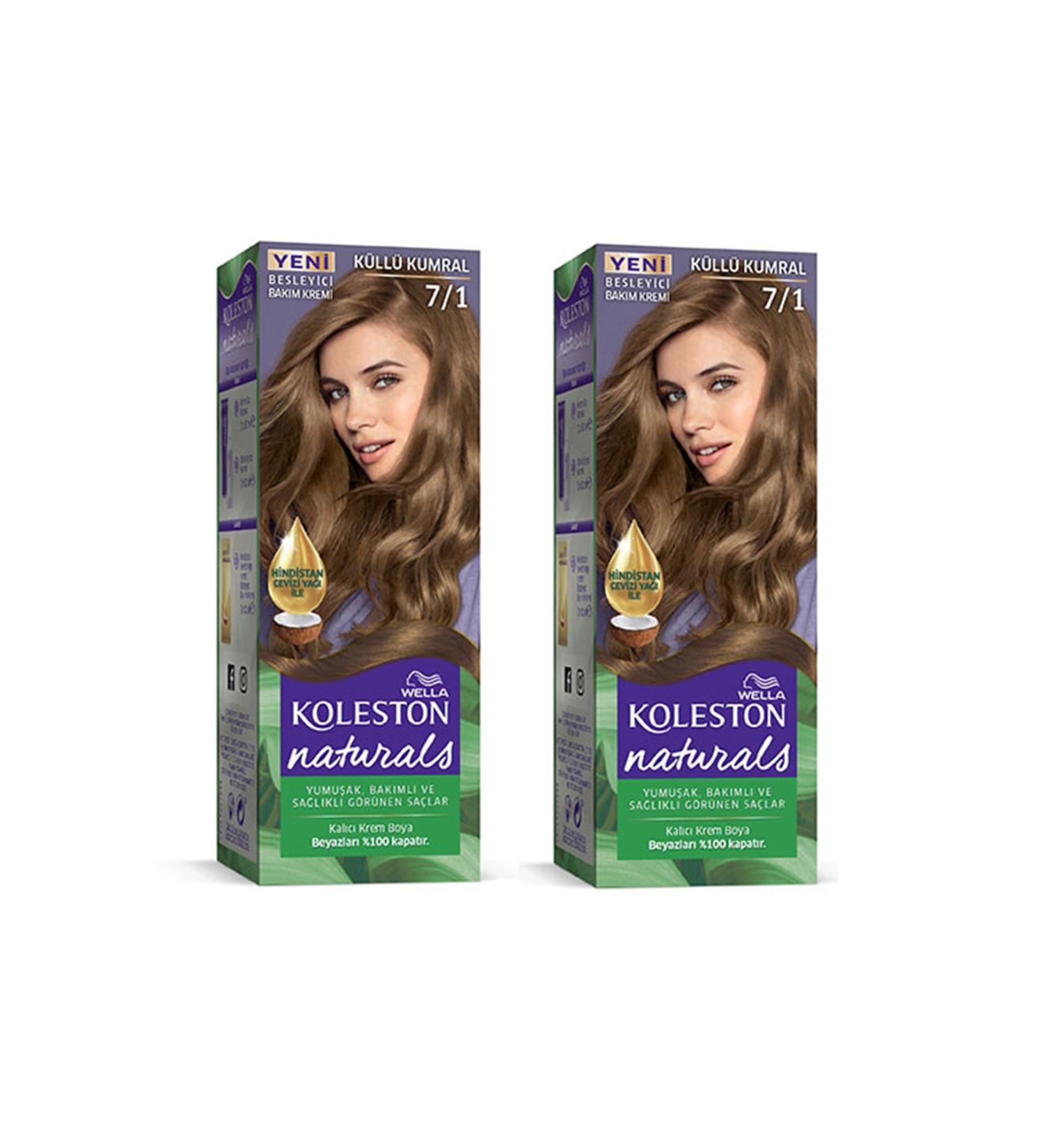 Calleren Naturals Hair Dye Ash Blonde 7/1 2x Pack - CLN9375-8953
