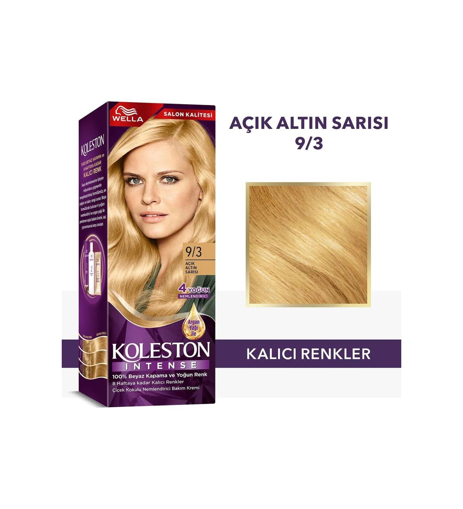 ETC Koleston Intense Hair Dye 9/3 Light Golden Blonde - Salon Quality - ETC1915-2318 - Buy Online on GoSupps.com