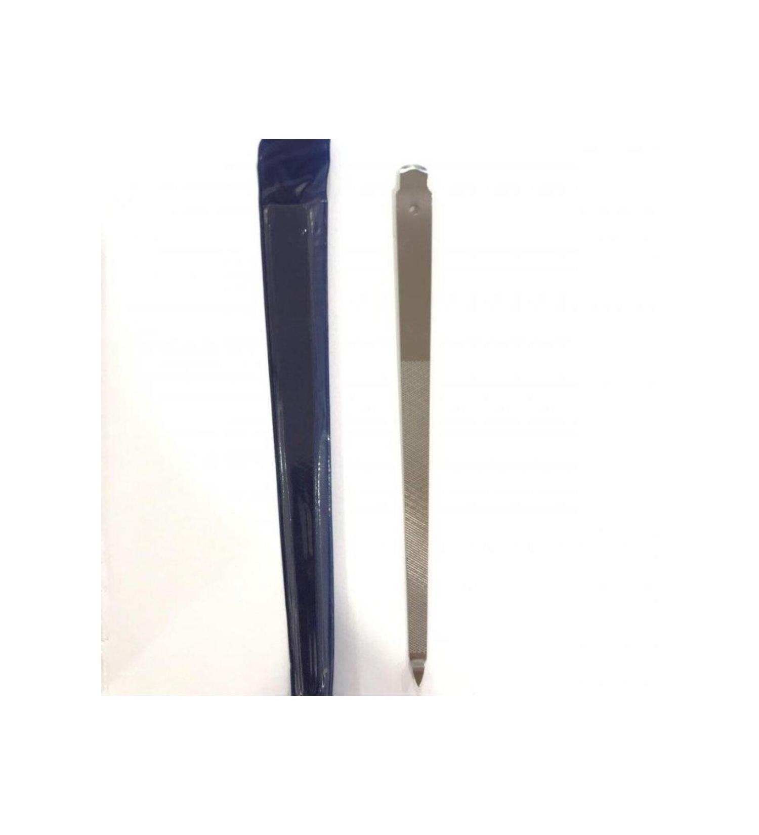 novoglo Steel Manicure Pedicure File with Scraper