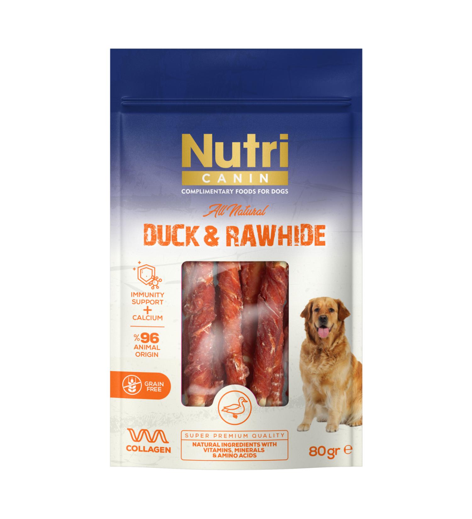 Nutri Canin Duck Meat Wrapped Reward Bone 80 gr