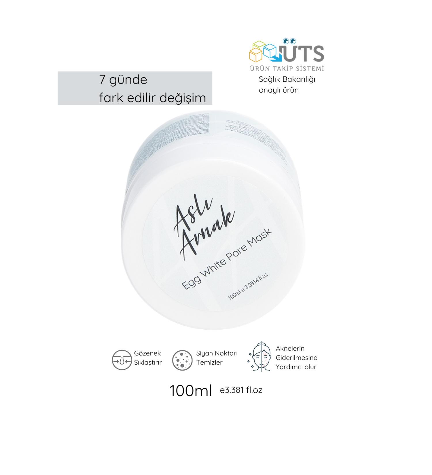 Asl Arnak Egg White Mask / (100 ml) - Buy Online on GoSupps.com