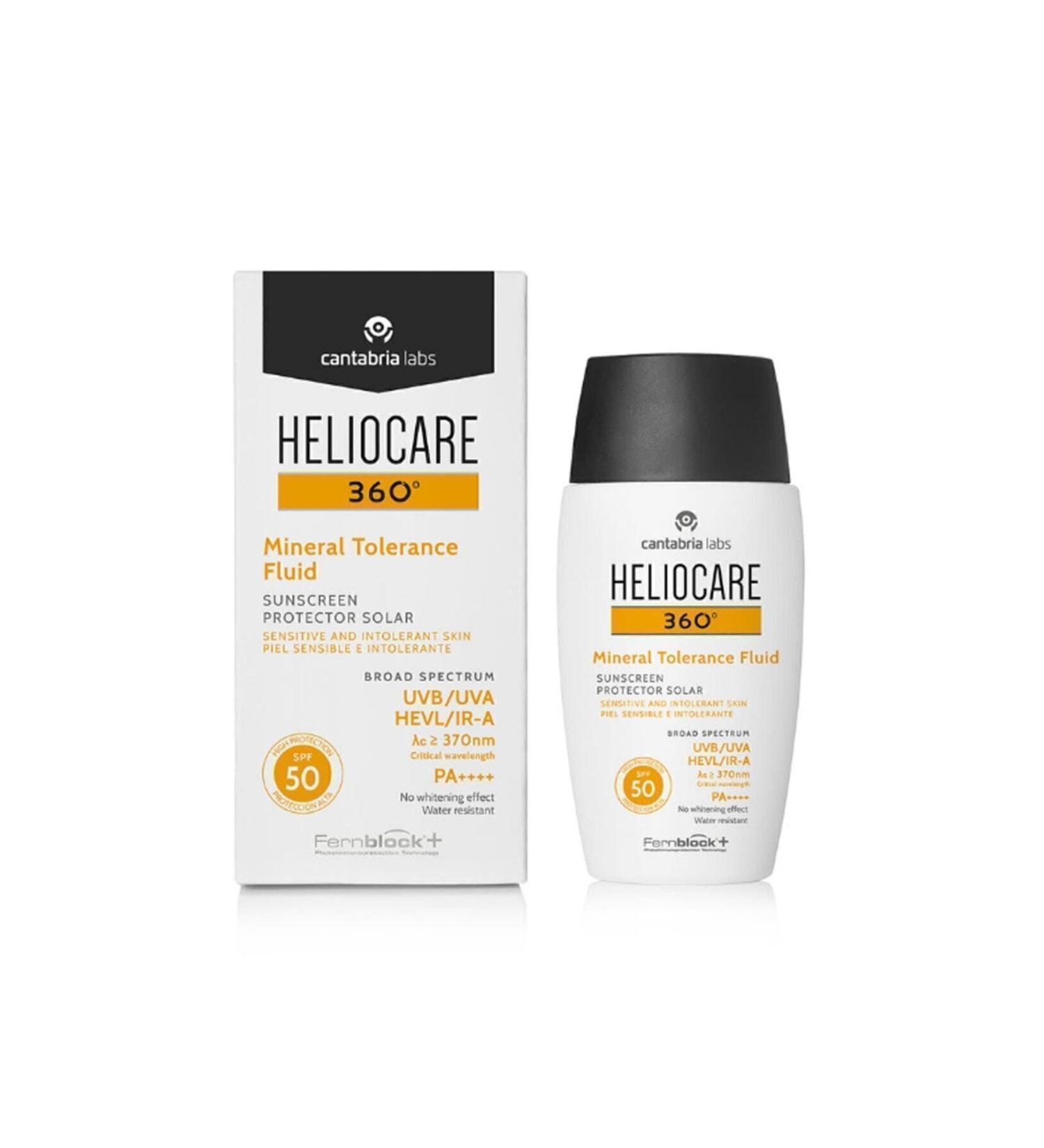 Heliocare 360 Mineral Tolerance Fluid Spf50+ Sun Cream 50 Ml