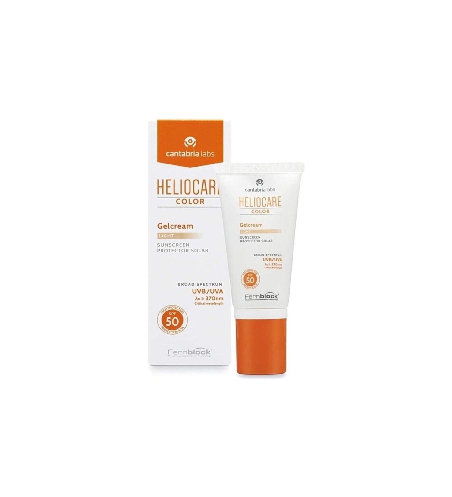Heliocare Ultra Gel Spf 50+ 50 Ml And Sunscreen Gel For Acne Skin
