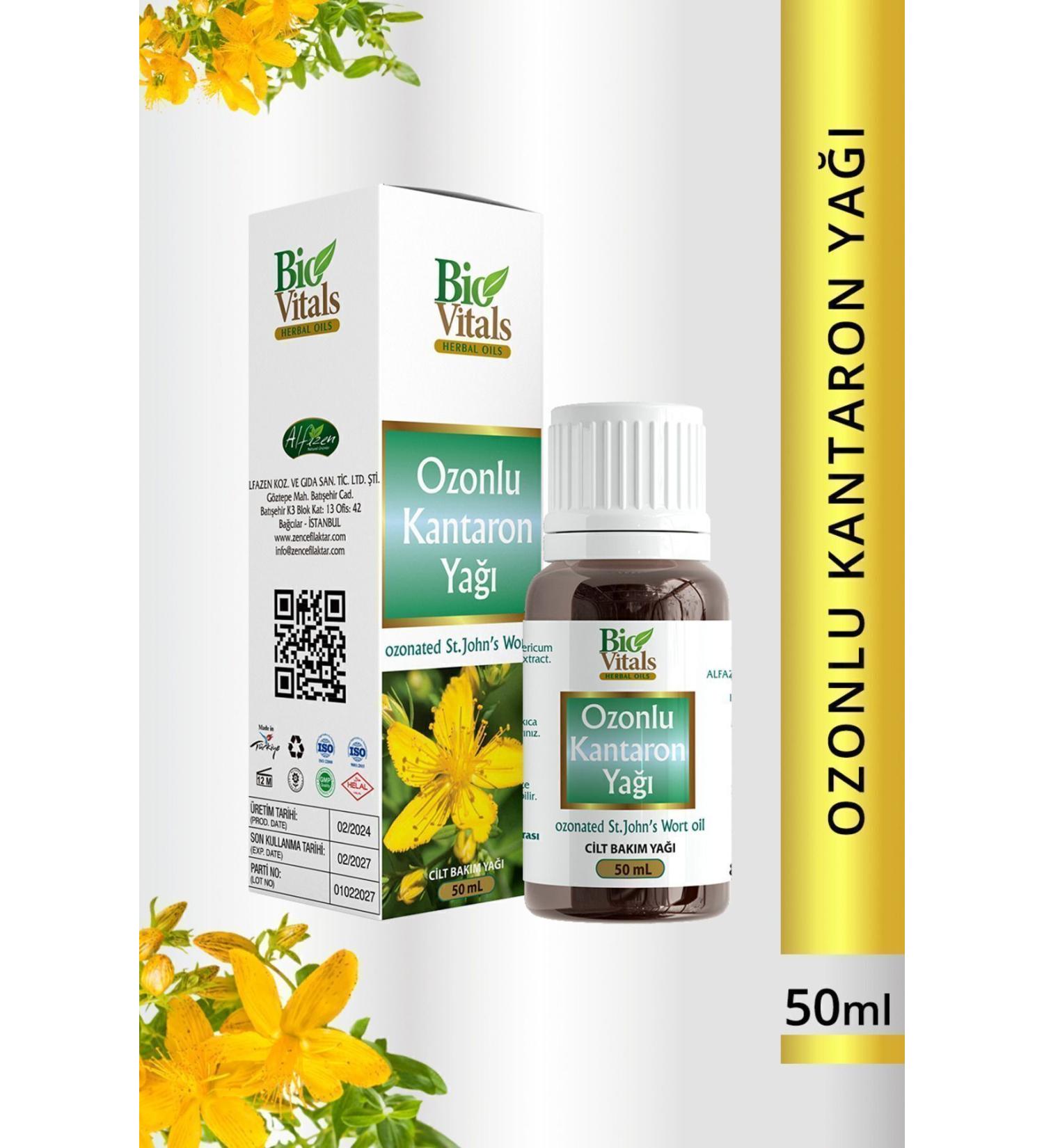 Bio Vitals Ozonated St. John's Wort Oil (diluted) 50 Ml - Buy Online on GoSupps.com