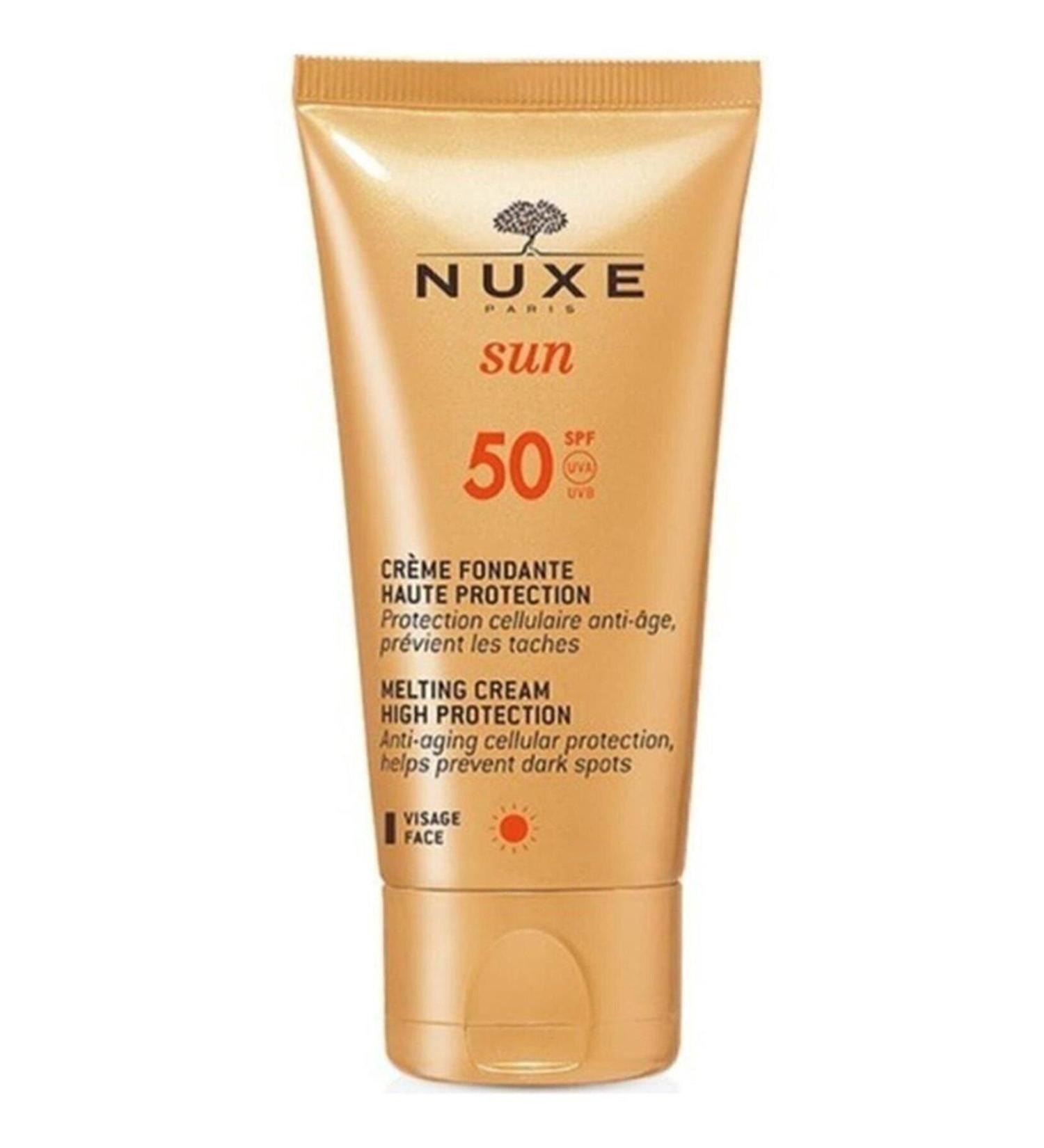 Nuxe Sun Creme Fondante Visage Haute Protection Spf50 50 ml