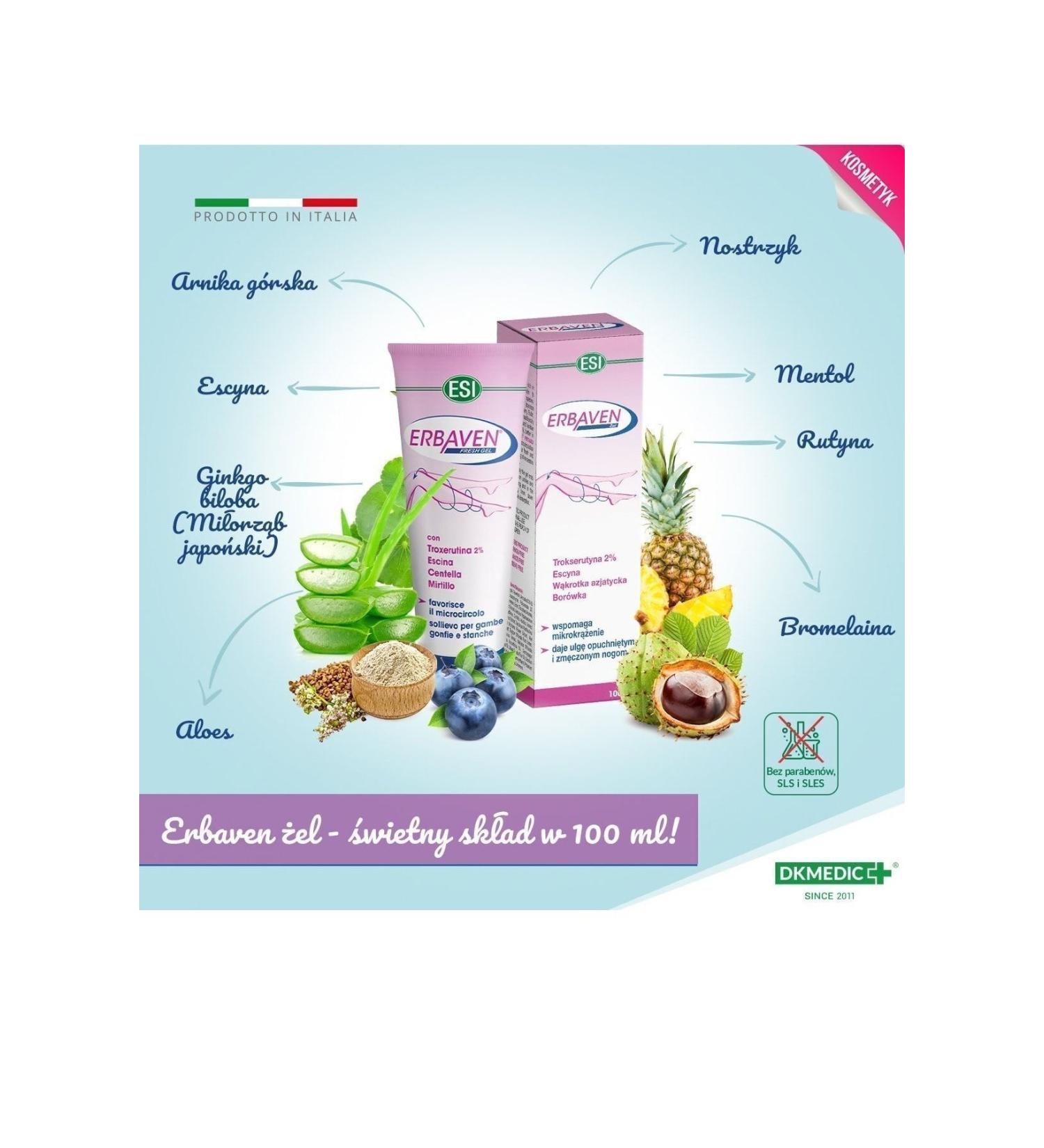 ESI Erbaven Fresh Gel 100 ml Kzmprt - Buy Online on GoSupps.com