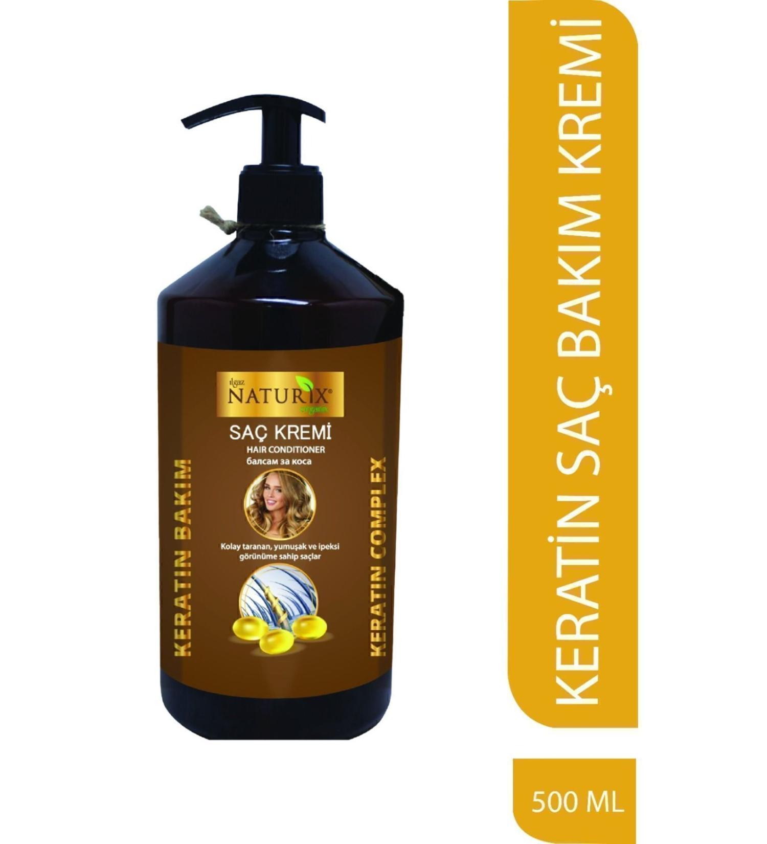 Naturix Natural Keratin Care for All Hair Types 500 ml Hair Care Cream Keratin Hair Cream - Buy Online on GoSupps.com
