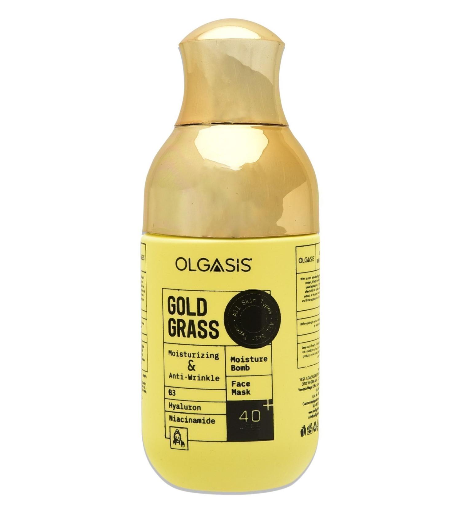 Olgasis Gold Grass Firming Intensive Anti-Wrinkle Anti-Aging Leave-In Night Mask - Buy Online on GoSupps.com